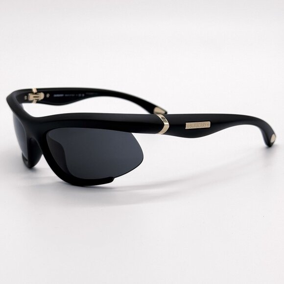 NEW BURBERRY SUNGLASSES BE4462 418687 BLACK UNISEX BURBERRY BE4462 4186/87 main image 6